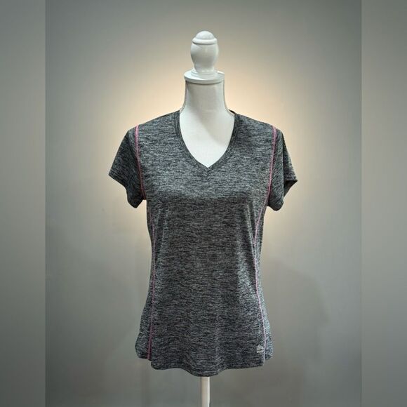 Gray RBX V-Neck Active Top Size L EUC - Picture 1 of 5
